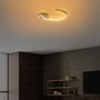Opviq Moon - 13326 Lámpara de araña dorada con LED integrado